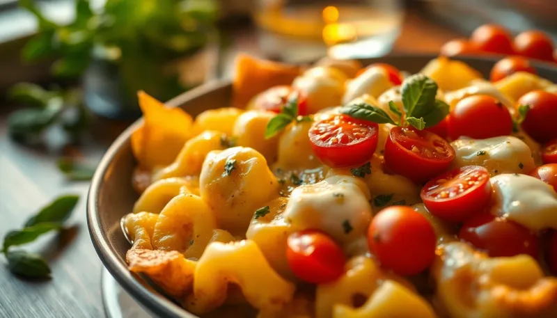 Gnocchis poêlés au pesto et mozzarella : le gratin rapide qui ravit toute la famille