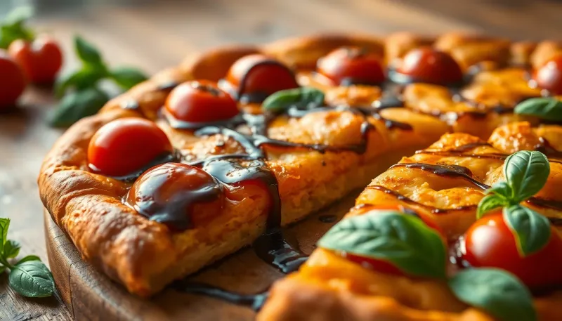 Tarte aux tomates cerises et balsamique : le secret d'un caramel irrésistible
